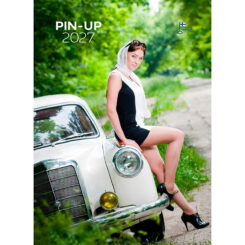 Iso Pin-Up kalenteri omalla logolla painettuna 2027