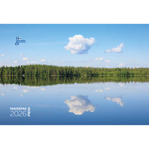 Pieni maisemakalenteri omalla logolla