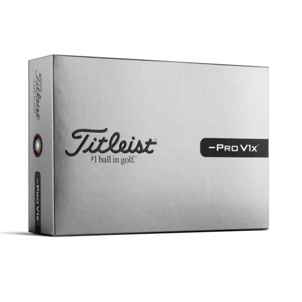 Titleist ProV1X golfpallo omalla logolla painettuna