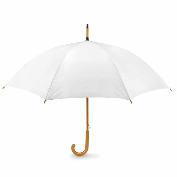 edullinen sateenvarjo logolla