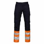 huomioväriset työhousut