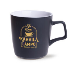 Kahvikuppi omalla logolla