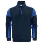 printer-prime-halfzip-collegepaita omalla logolla