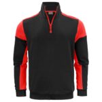 printer-prime-halfzip-collegepaita omalla logolla
