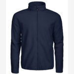 warren-fleecetakki-navy-omalla-logolla