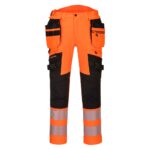 portwest-DX442-hi-vis-housut-omalla-logolla