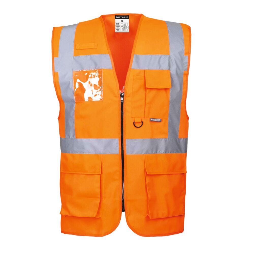portwest-S476-hi-vis-esimiesliivi-omalla-logolla
