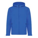 Iqoniq Makalu miesten softshell takki r-polyesteristä logolla