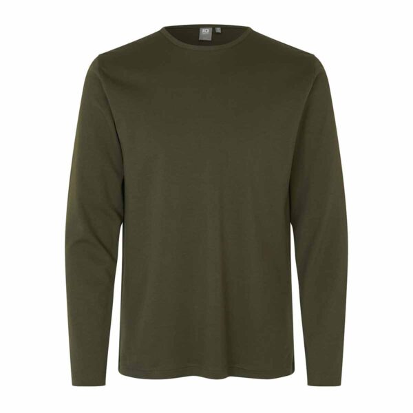 ID 0517 Interlock pitkähihainen t-paita omalla logolla