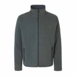 ID 0803 Cardigan microfleece omalla logolla