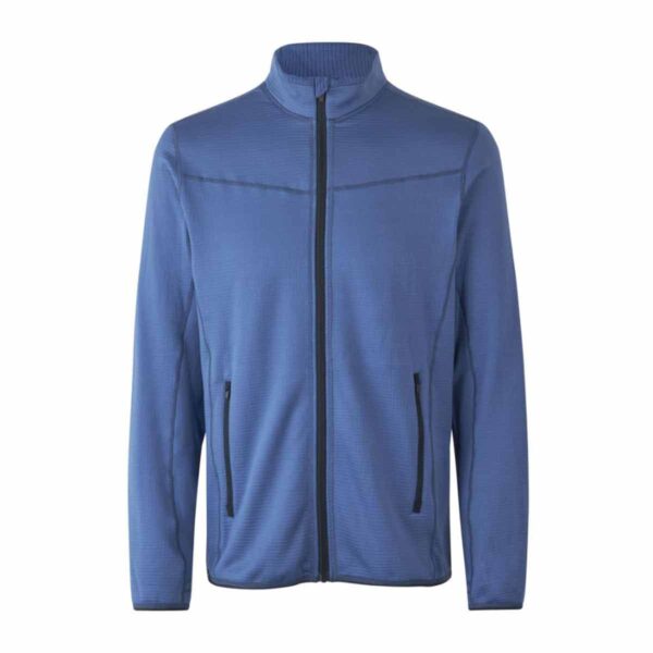 ID 0840 Cardigan stretch comfort fleecetakki omalla logolla