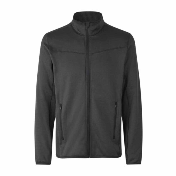ID 0840 Cardigan stretch comfort fleecetakki omalla logolla