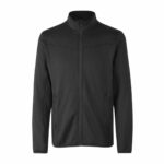 ID 0840 Cardigan stretch comfort fleecetakki omalla logolla