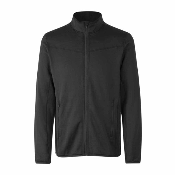 ID 0840 Cardigan stretch comfort fleecetakki omalla logolla