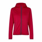 ID 0840 Cardigan stretch comfort fleecetakki omalla logolla