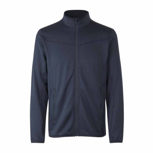 ID 0840 Cardigan stretch comfort fleecetakki omalla logolla