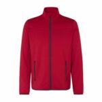 ID 0840 Cardigan stretch comfort fleecetakki omalla logolla