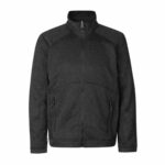ID 0847 kudottu Zip-n-mix fleecetakki omalla logolla