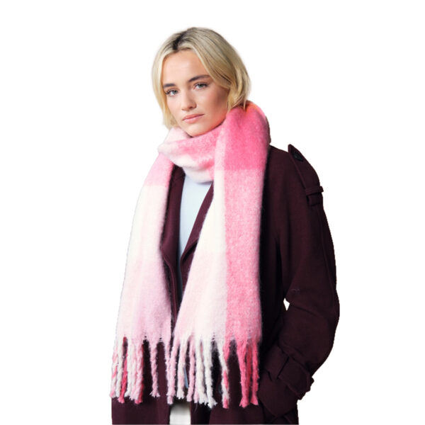 Beechfield Fluffy ruutuhuivi omalla logolla