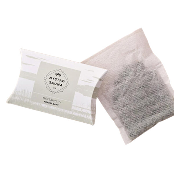 Nystad sauna metsäkylpy suolat omalla logolla