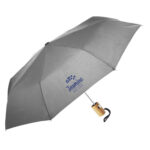 Citizen Green Rainfall kokoonmenevä sateenvarjo omalla logolla