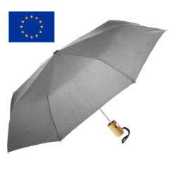 Citizen Green Rainfall kokoonmenevä sateenvarjo omalla logolla