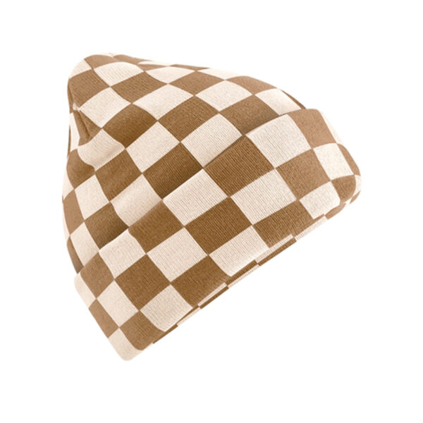 Beechfield shakkilauta pipo omalla logolla