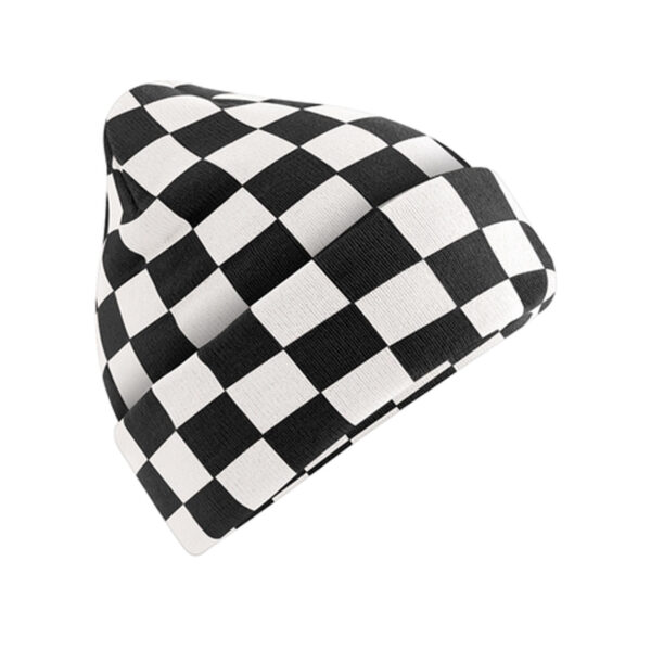 Beechfield shakkilauta pipo omalla logolla