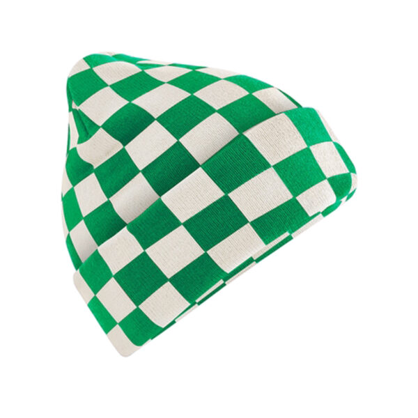 Beechfield shakkilauta pipo omalla logolla