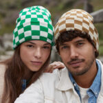 Beechfield shakkilauta pipo omalla logolla