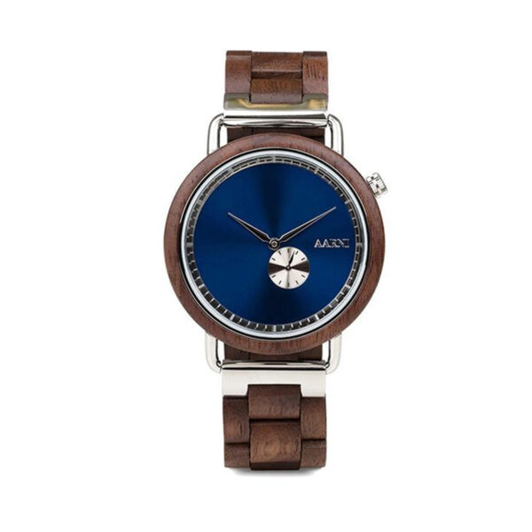 Aarni Sirius pähkinäpuu rannekello omalla logolla