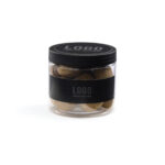 Lakritsikuulat purkissa omalla logolla 