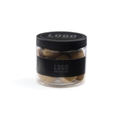 Lakritsikuulat purkissa omalla logolla