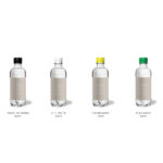 Vesipullo omalla logolla 