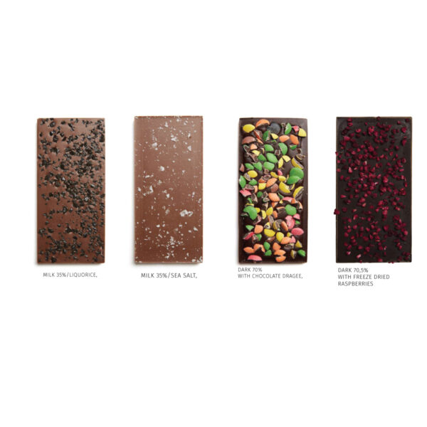 Ylellinen suklaalevy omalla logolla