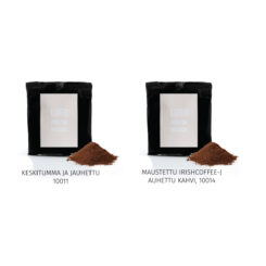 Kahvipakkaus omalla logolla 