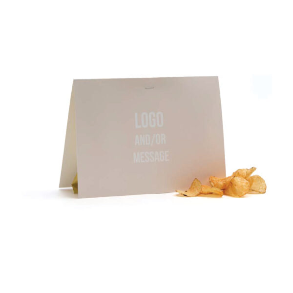 Sipsit brändivyötteellä omalla logolla