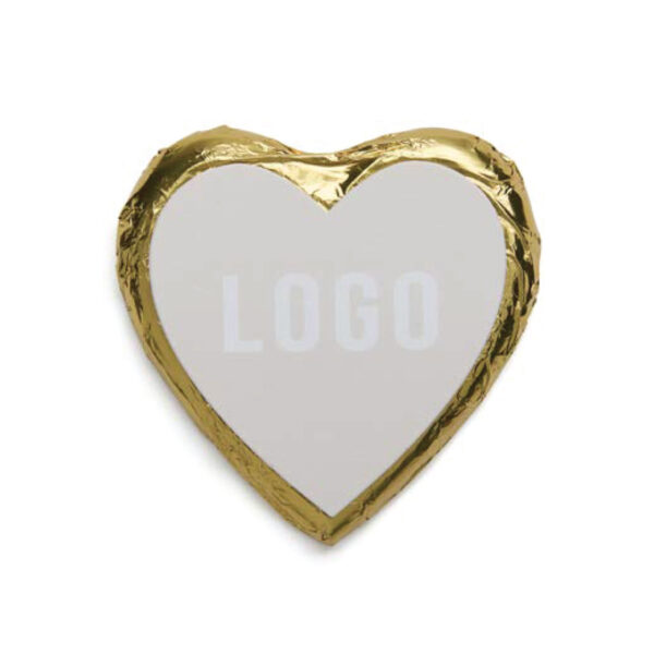 Suklaasydän omalla logolla