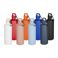 Oregon 750 ml:n RCS-kierrätetystä muovista valmistettu vesipullo jousihaalla omalla logolla