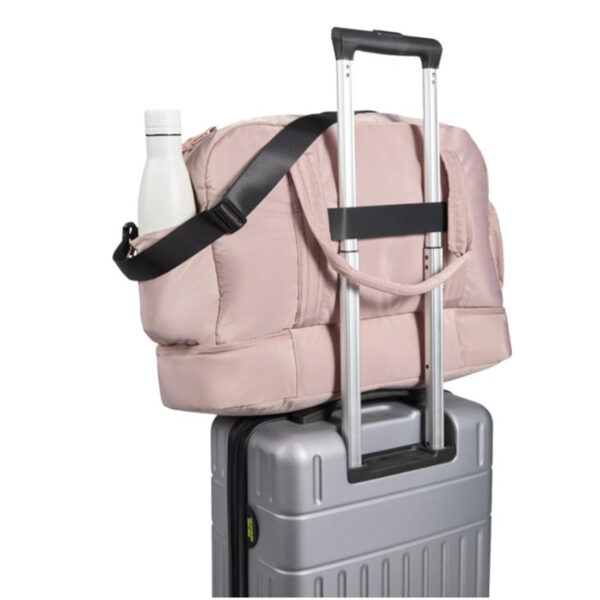 Puffer kierrätetty duffelilaukku omalla logolla