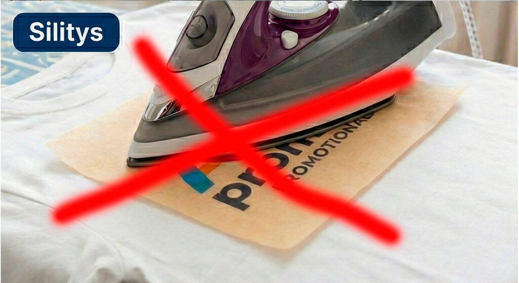 t-paitojen ja mainostekstiilien hoito-ohje