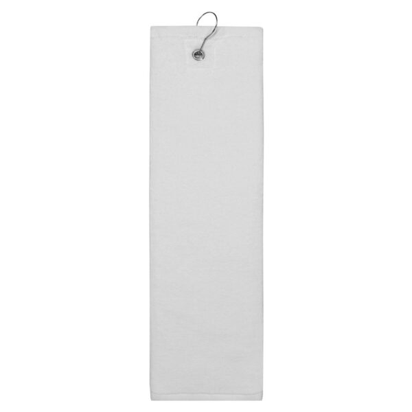 The One golfpyyhe omalla logolla painettuna