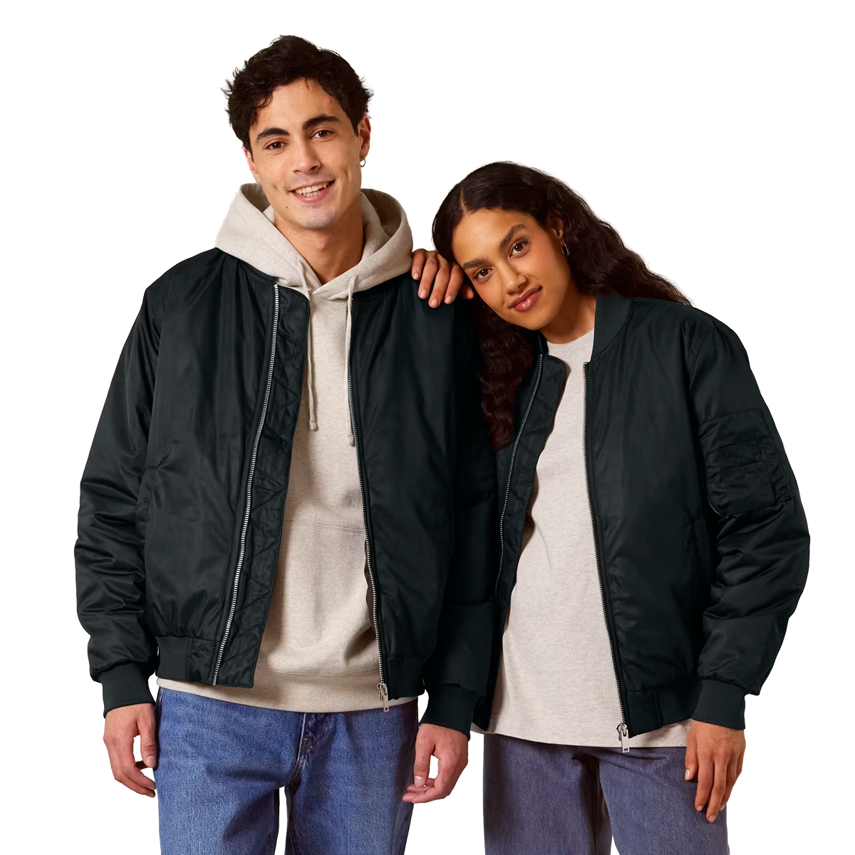 Stanley/Stella Bomber 2.0 unisex takki omalla logolla